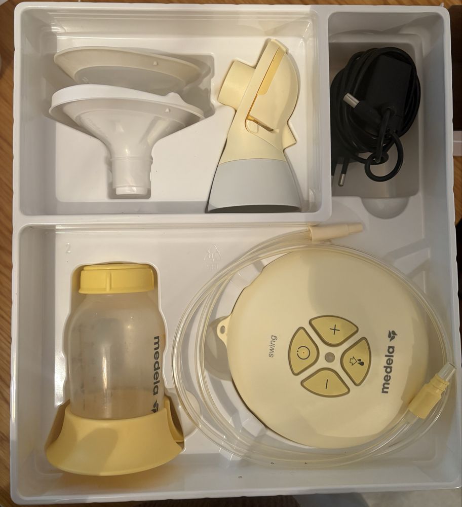 Laktator Medela Swing Flex + dużo akcesoriów gratis