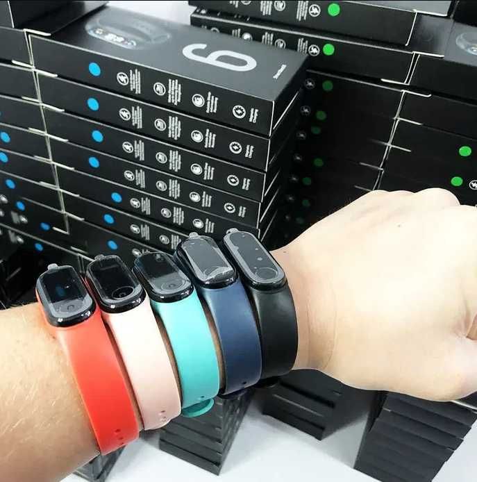 Фітнес-браслет Band M6 Фитнес-браслет смарт часы ,пульсоксиметр  m4-m6