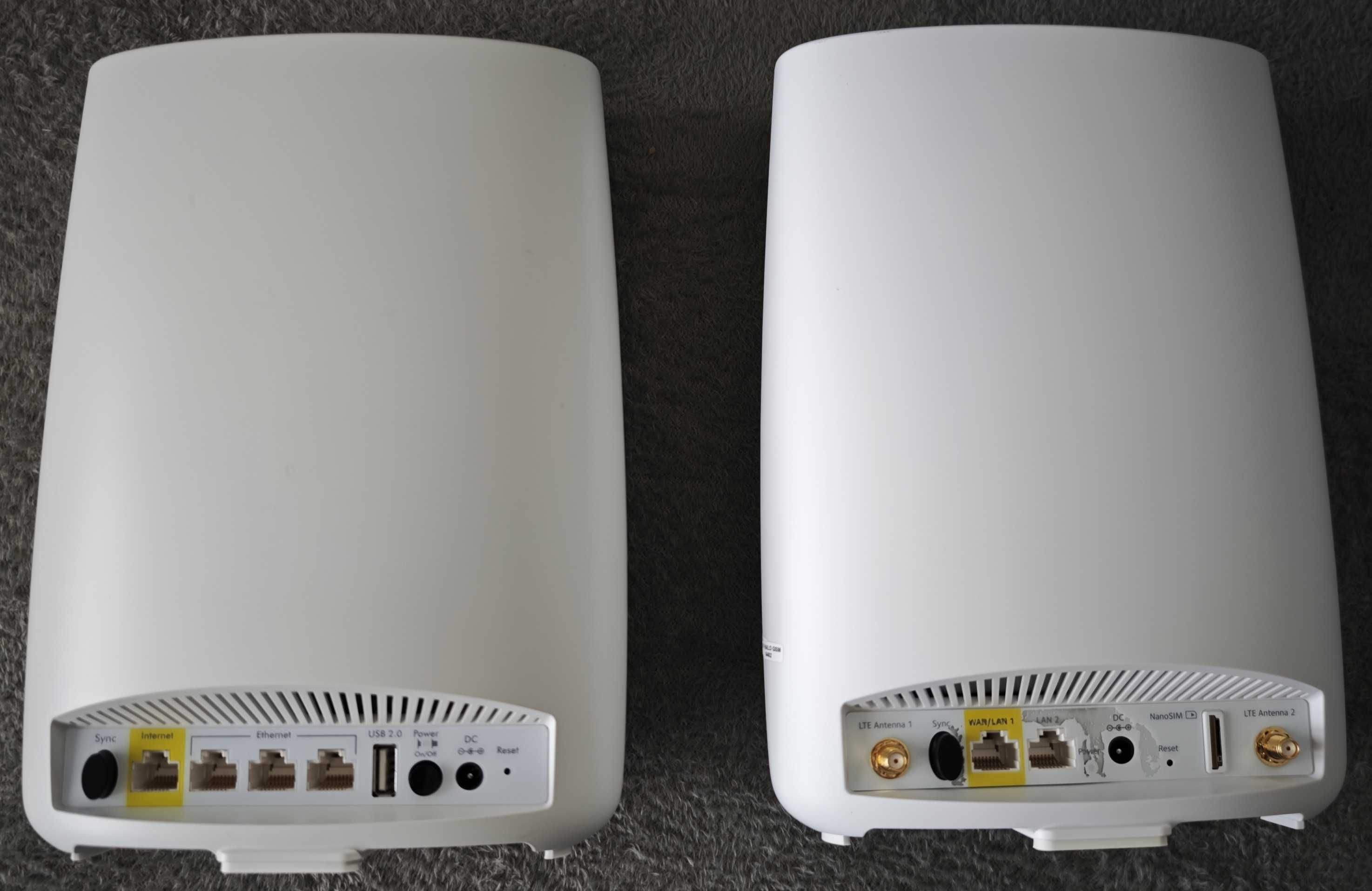 Zestaw MESH WiFi Netgear 4k LTE+ / router LBR20 + satelita RBS50