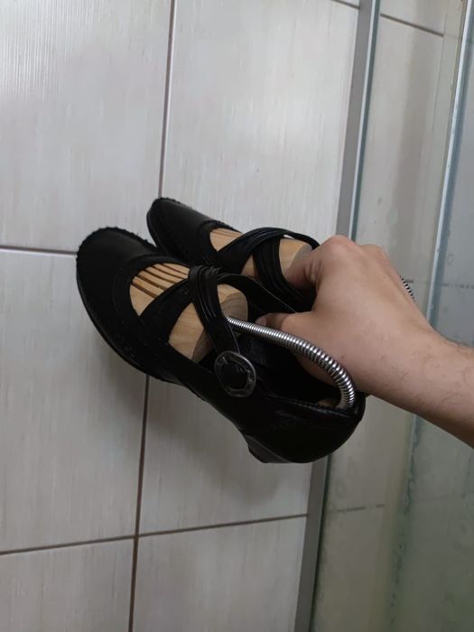 buty damskie 39 Hush Puppies mokasyny półbuty lady sandały czarne półb