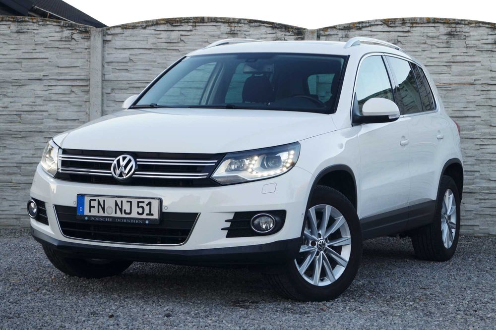 VW TIGUAN 2012r 2.0 TDI 140km 4x4 Ledy Bi-Xenon Nawigacja Panoramadach