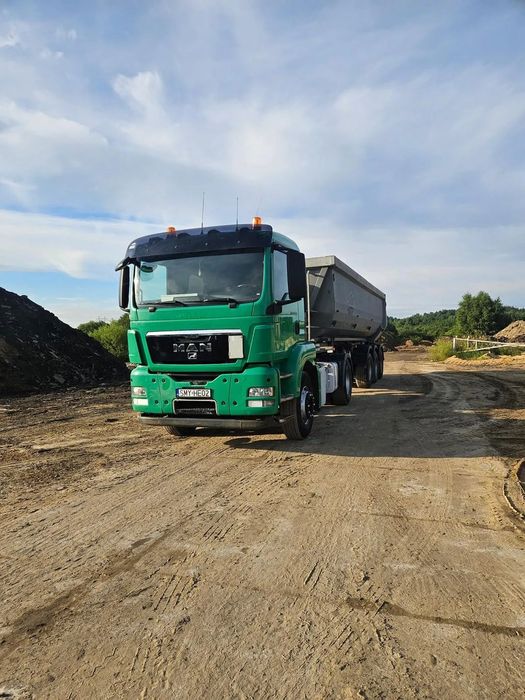MAN TGS 18.440  ZESTAW, Hydraulika, niski przebieg stan BDB + naczepa berger