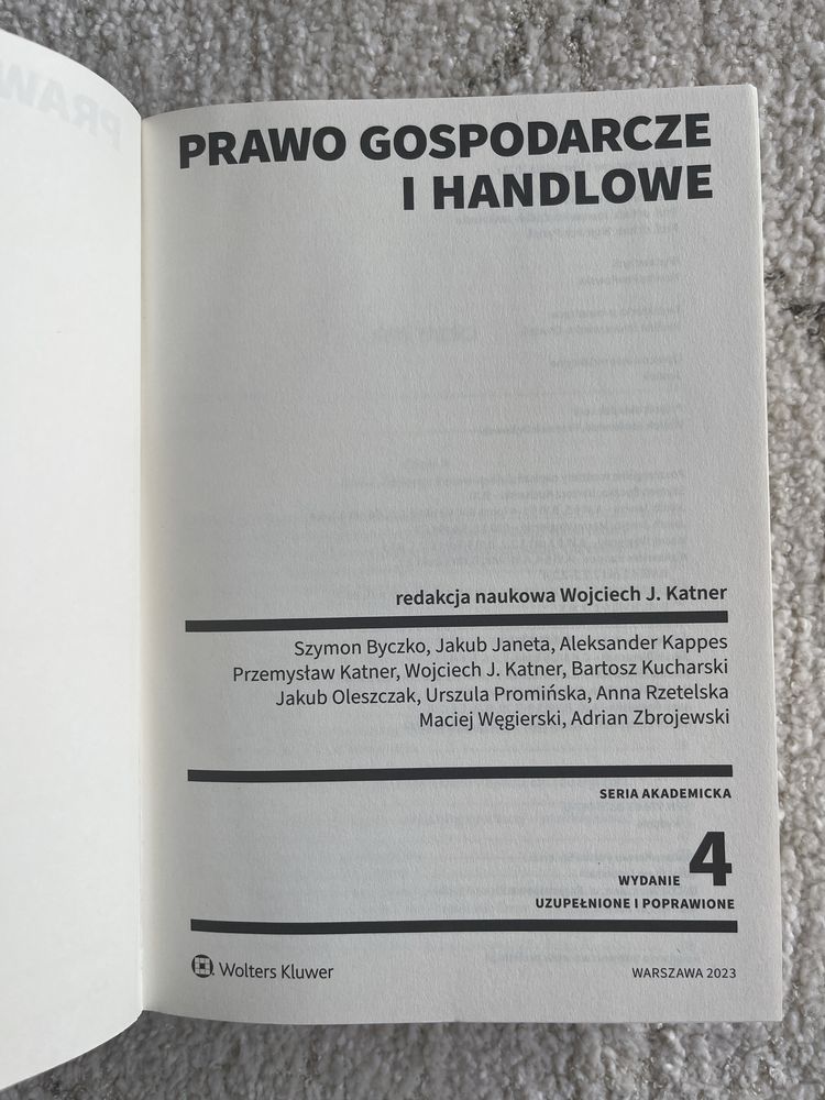 Prawo gospodarcze i handlowe