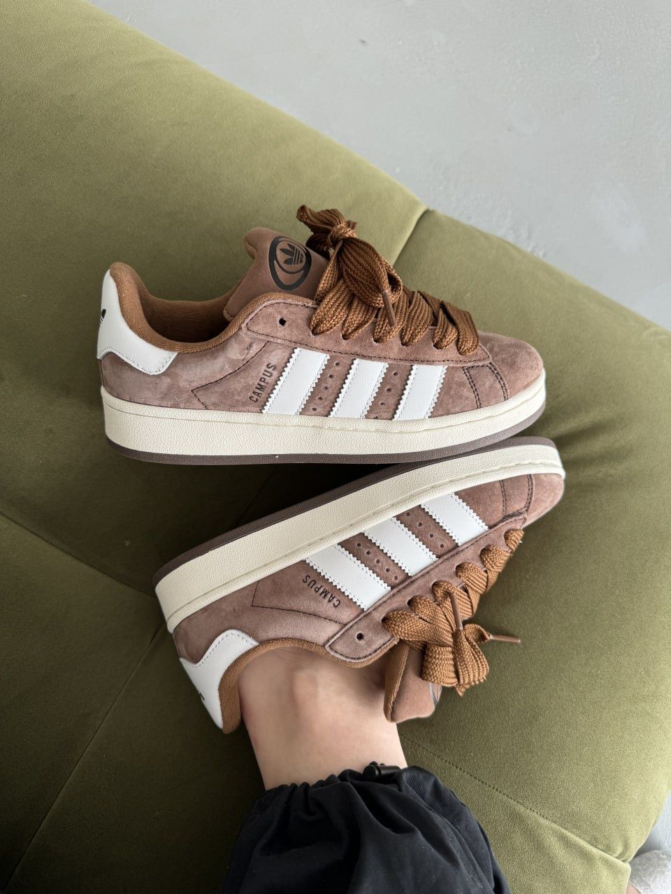 Жіночі кросівки Adidas Campus 00s Brown/White