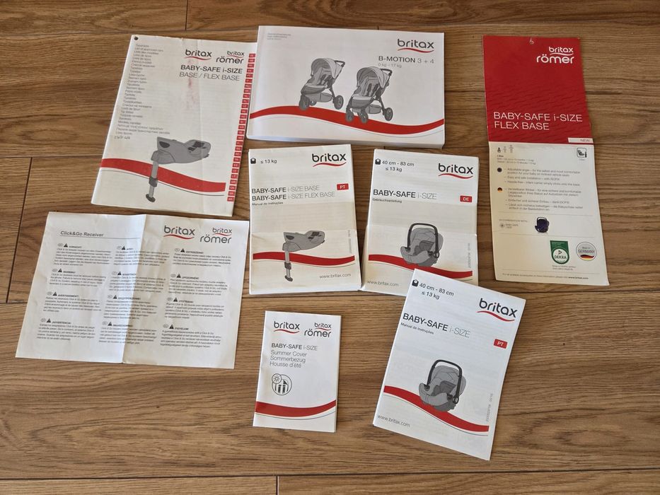 Cadeira Auto Ovo (base isofix) + Carrinho passeio Britax Romer