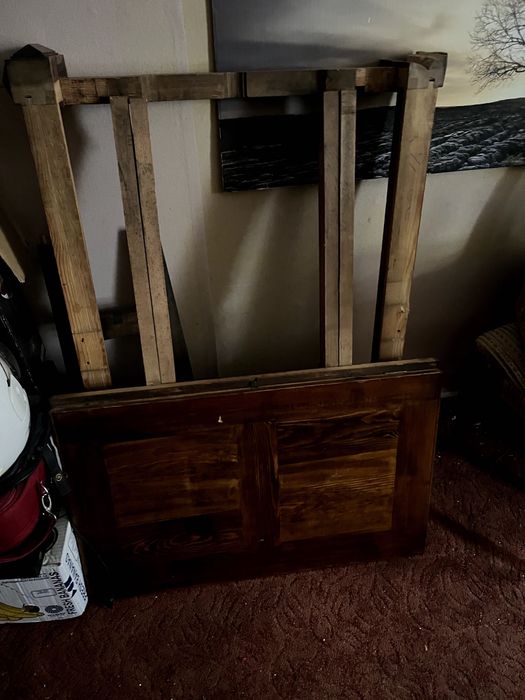 Stół drewniany antyk rozkładany do renowacji.