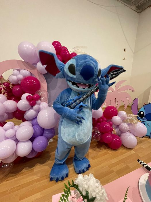 Presença mascote stitch e Angel