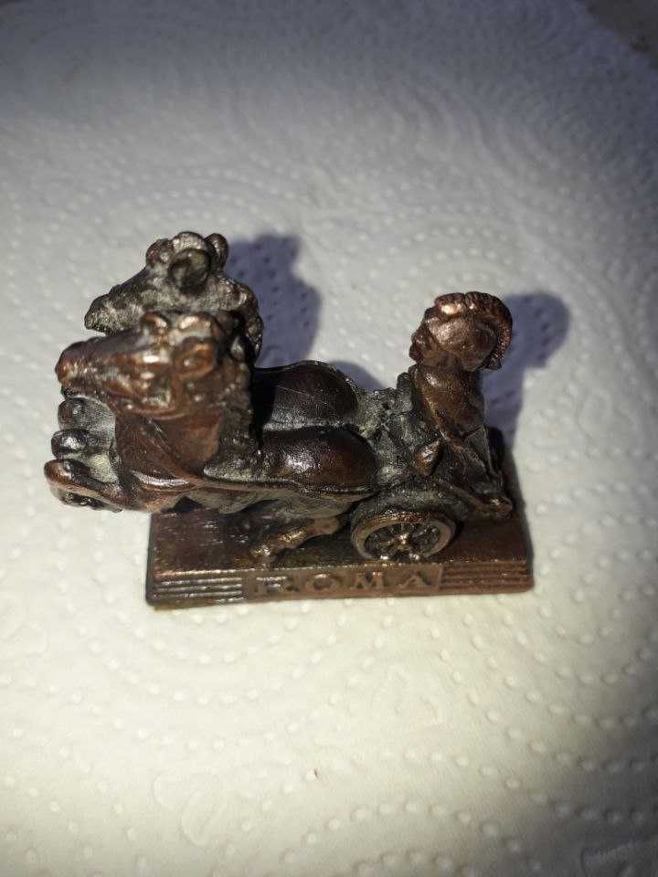 Rzymski Rydwan Veronese Miniatura z brązu