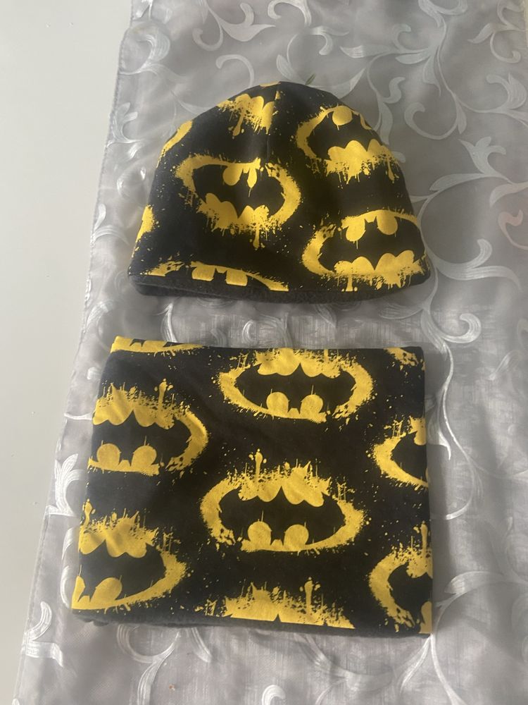 Komplet czapka + komin Batman