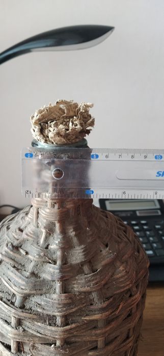 Автентичний Бутель плетений 5 л. гендзюр для вина чи самогону