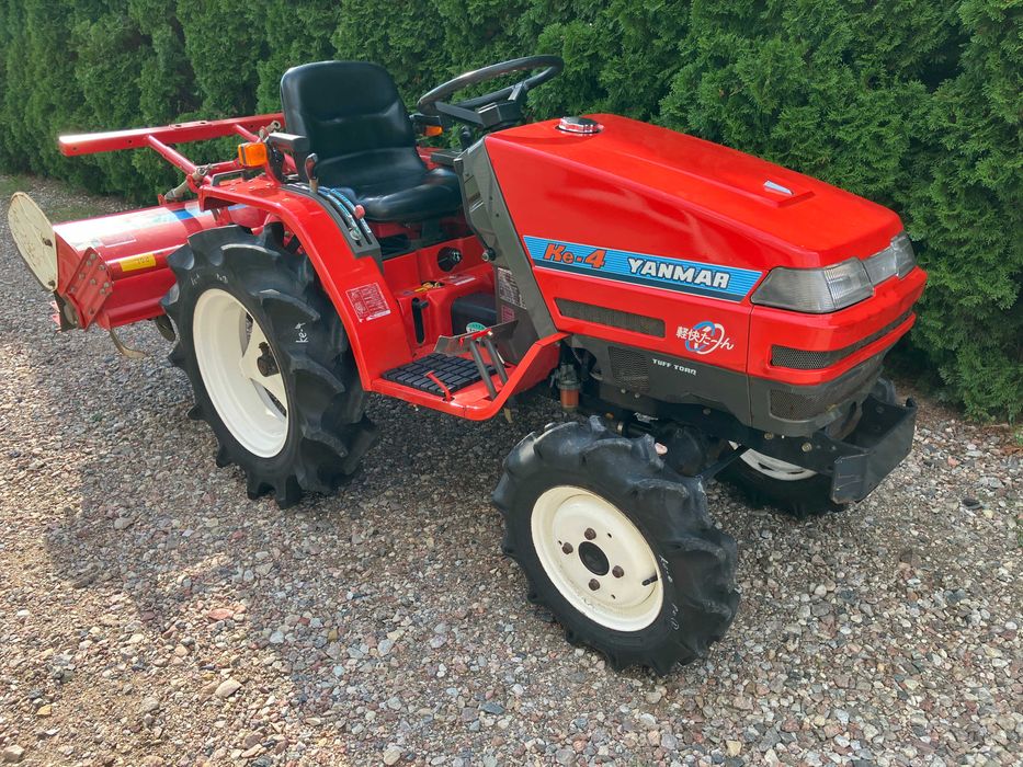 Mini Traktor Yanmar Ke4 Glebogryzarka Iseki Kubota 4X4