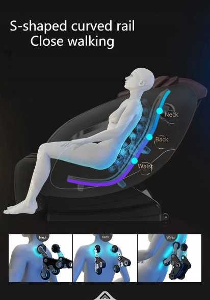 Fotel masujący  do masażu MAX A1 kulami