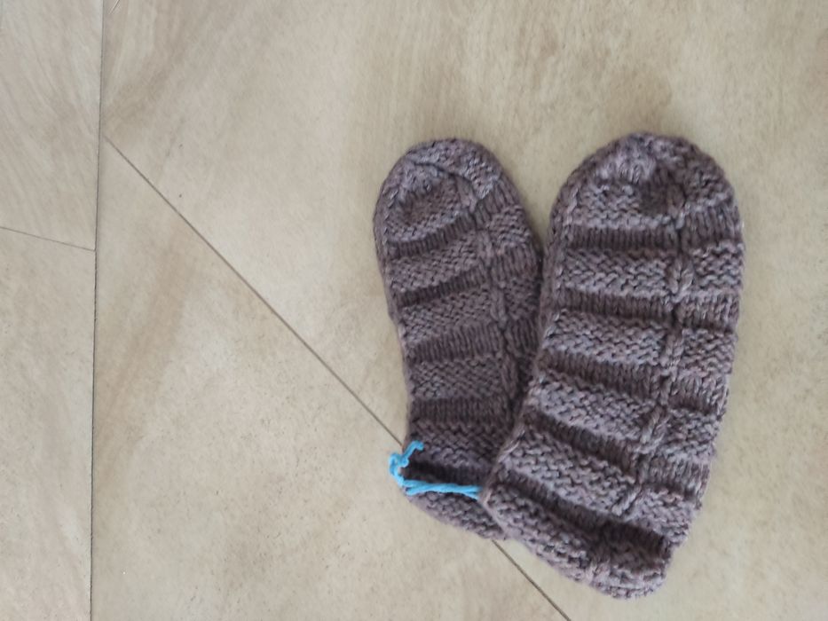 Wełniane kapcie ręcznie robione 38-40