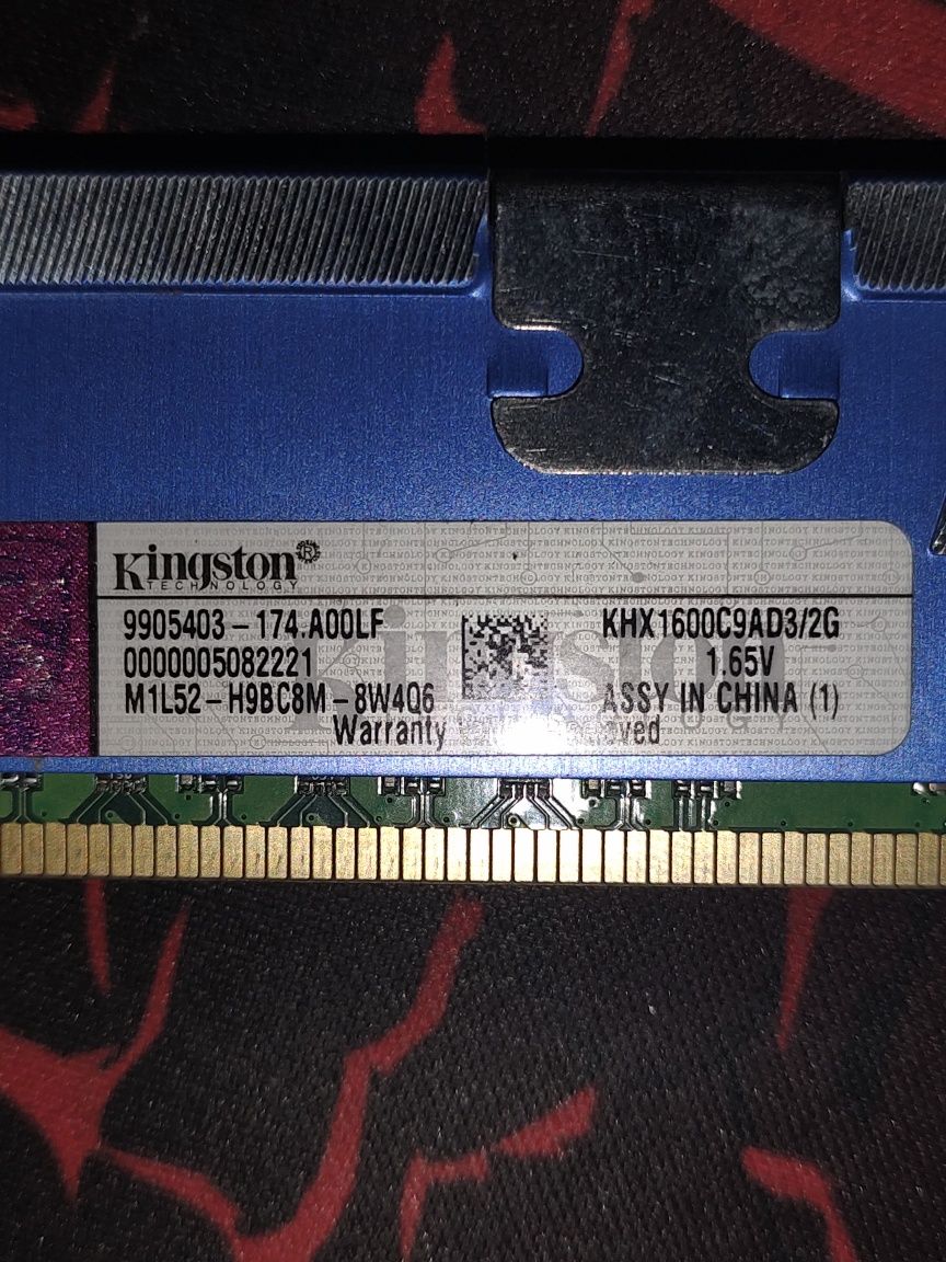 Продам оперативная память Kingston DD3 2GB