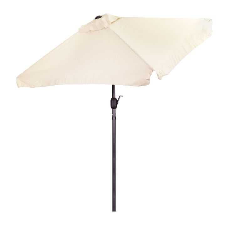 Parasol Ogrodowy 200x140 kwadratowy Skośny łamany NA KORBĘ do ogrodu