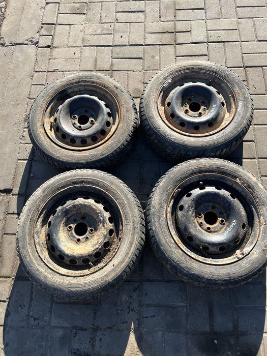 Kola zimowe opony zima felgi stalowe kangoo I 4x100 r14