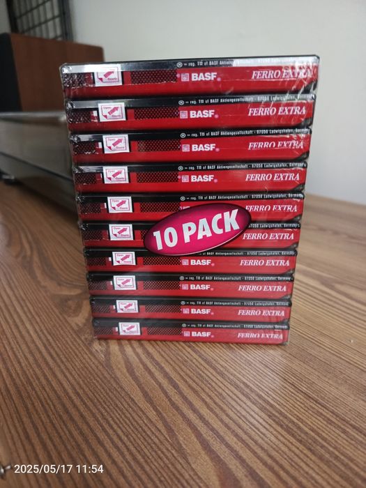 Kasety magnetofonowe BASF Ferro Extra 90 10 sztuk