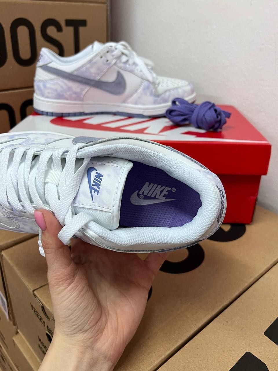 Nike Dunk SB purple pulse + додаткові шнурки