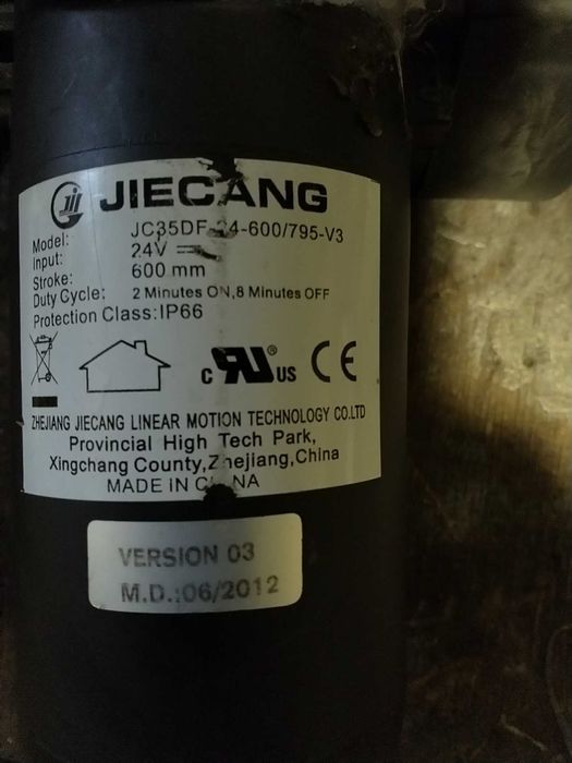 Siłownik liniowy JIECANG 24v