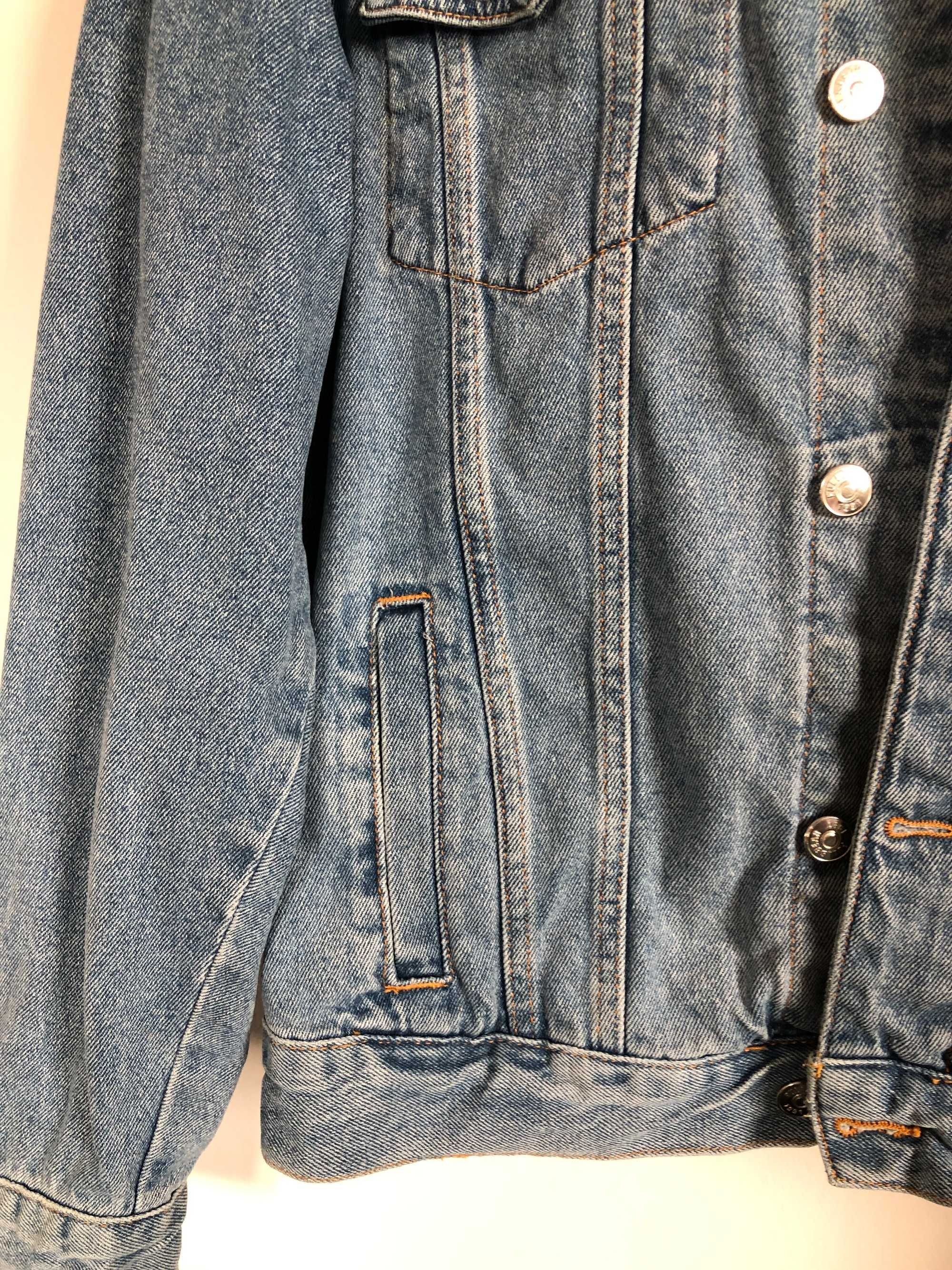 Kurtka jeansowa katana Pull&Bear denim NASA m jeans USA