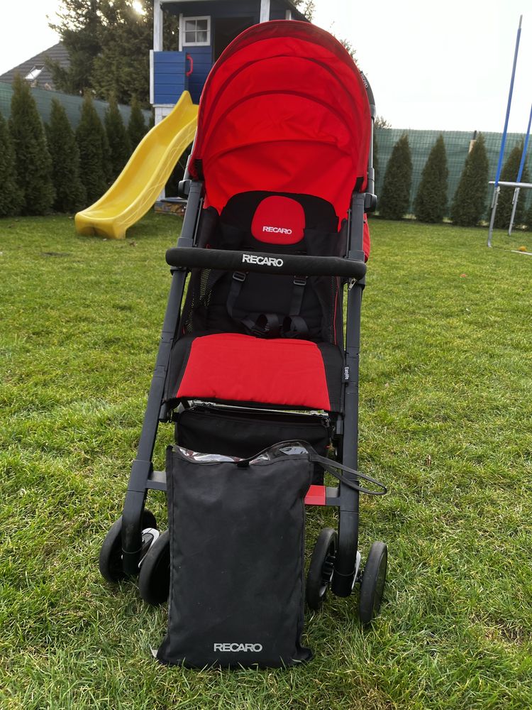 Wózek Recaro easylife plus dodatki