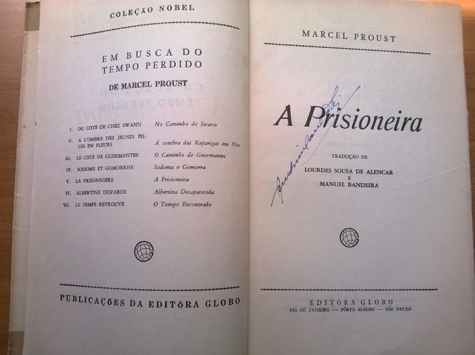 A Prisioneira - Marcel Proust (Vol 5 de Em Busca do Tempo Perdido)