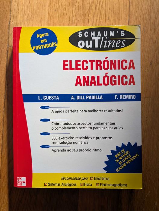 Livro técnico exercícios "Electrónica Analógica"