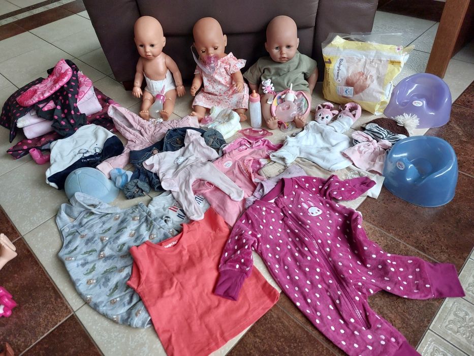 Zestaw lal Baby Born Zapf z akcesoriami