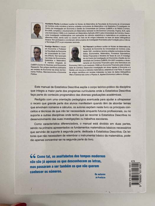 Livro Estatística descritiva