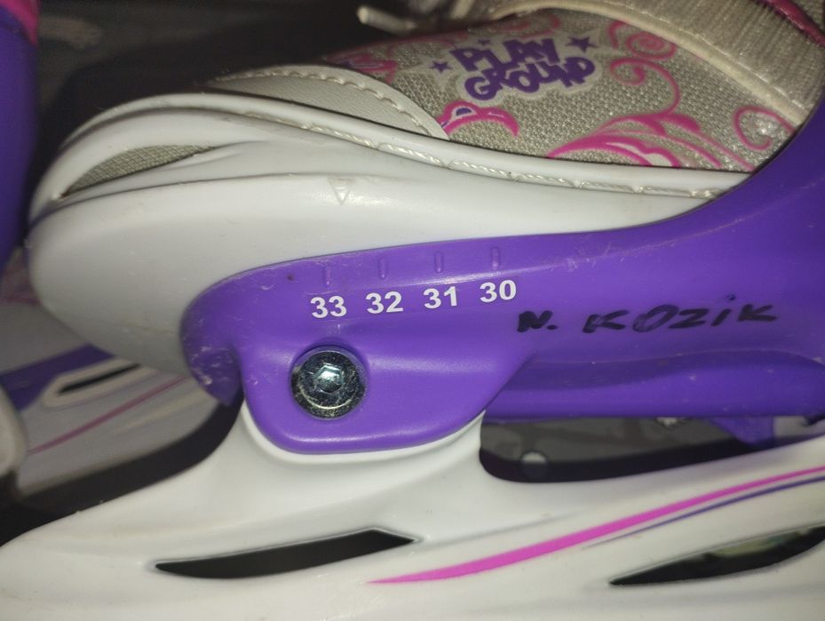 Łyżwy figurowe regulowane