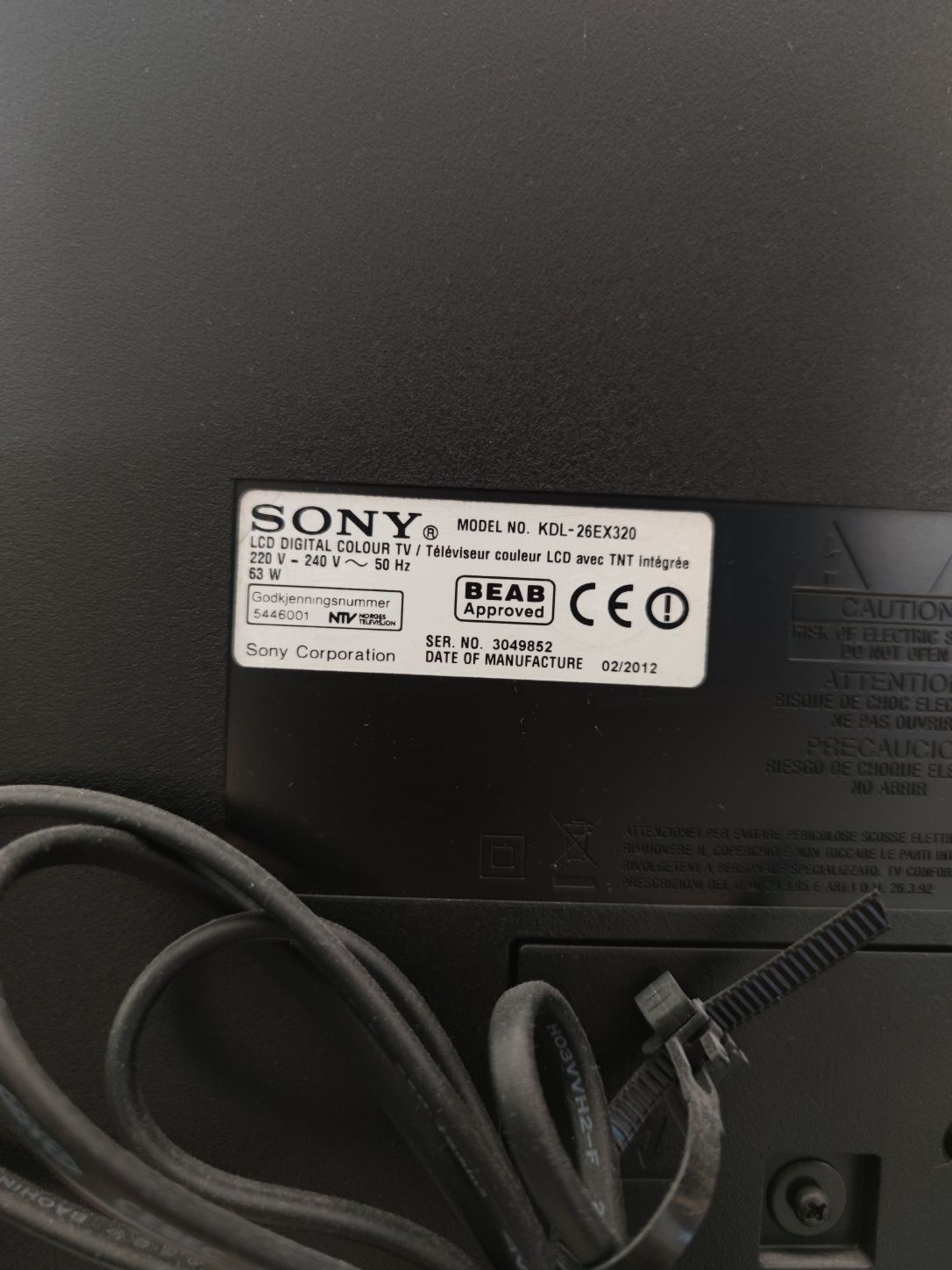 TV LCD Sony BRAVIA 26" Telewizor Stan idealny
