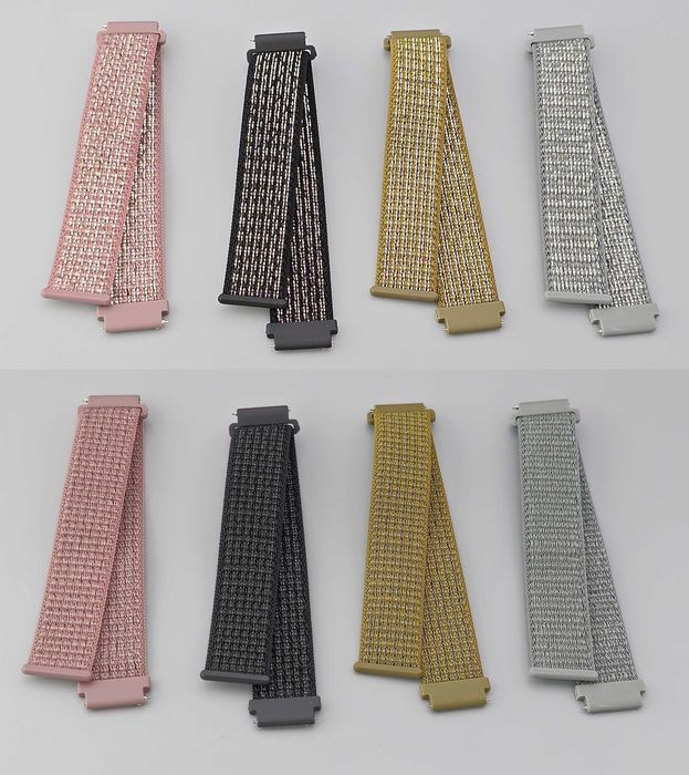 Ремінець нейлоновий липучка 22 мм для смарт годинника, ремешок часов