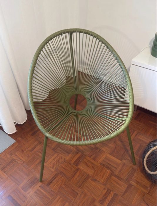 Cadeira verde nylon