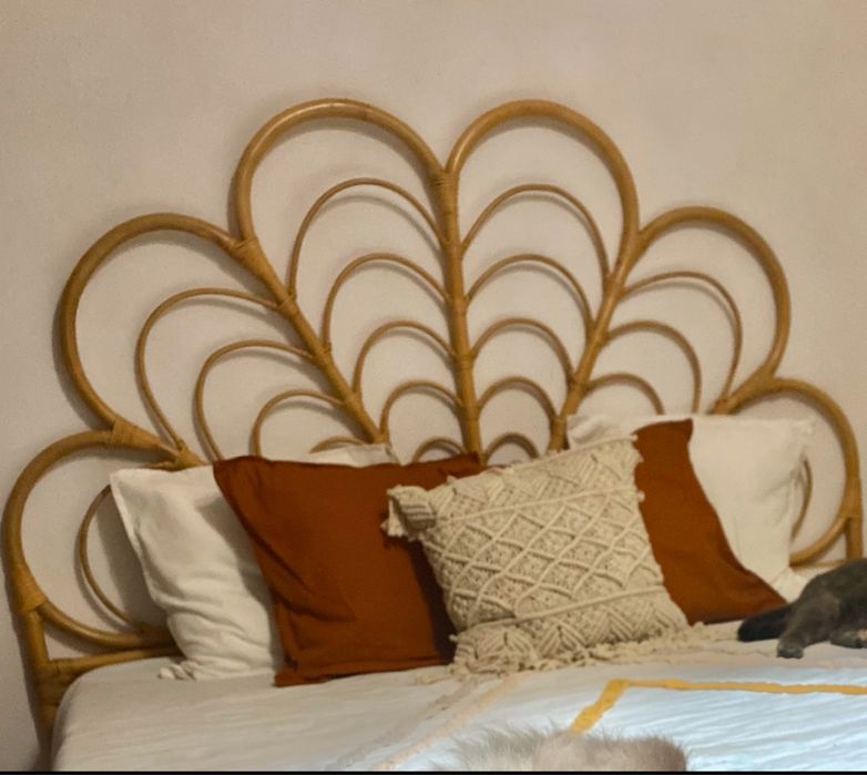 Cabeceira de cama Rattan