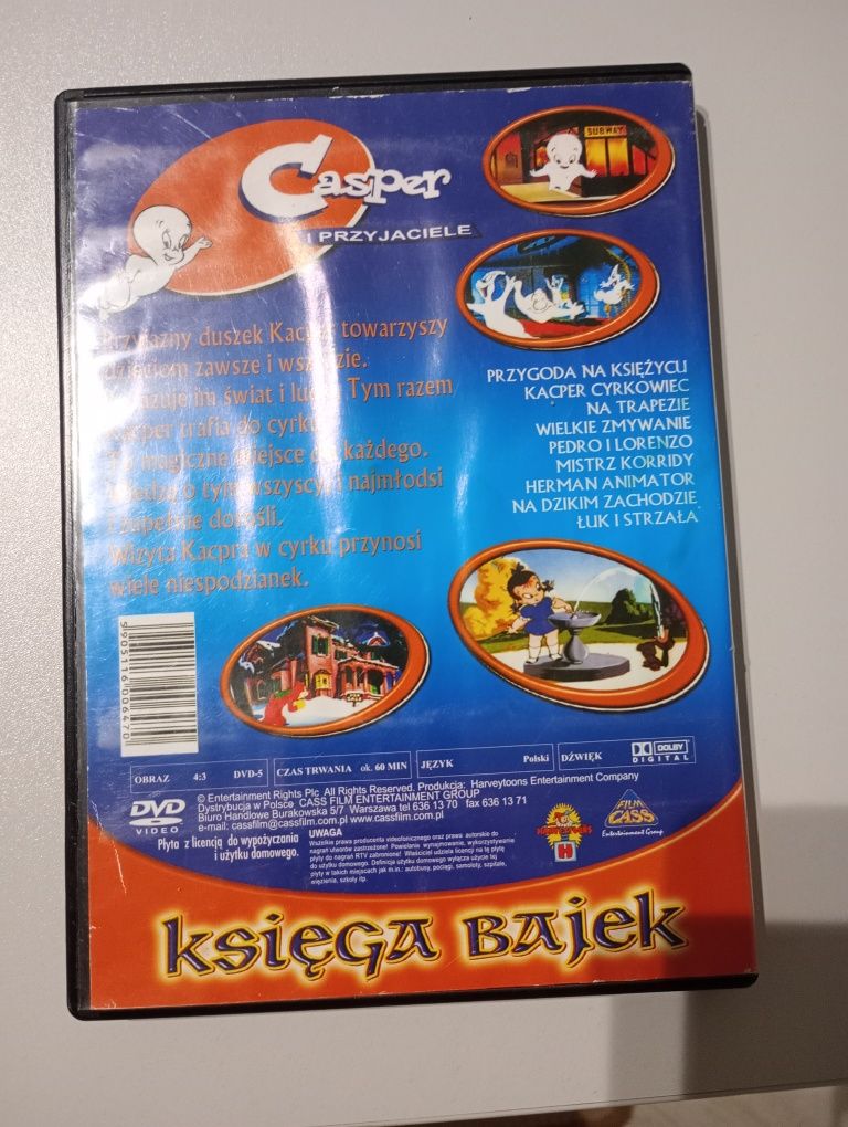 Casper i przyjaciele, Kacper cyrkowiec Dvd