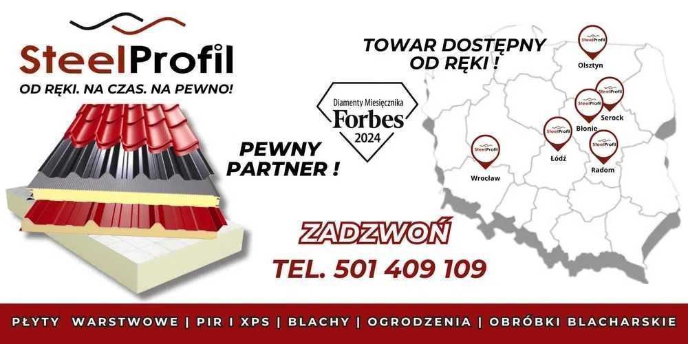OD RĘKI Blacha trapezowa T7 grafit brąz matowa podbitka RAL 7016 MAT