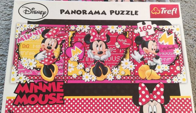 PANORAMA Puzzle Minnie Mouse 160 elementów, Disney, Trefl
