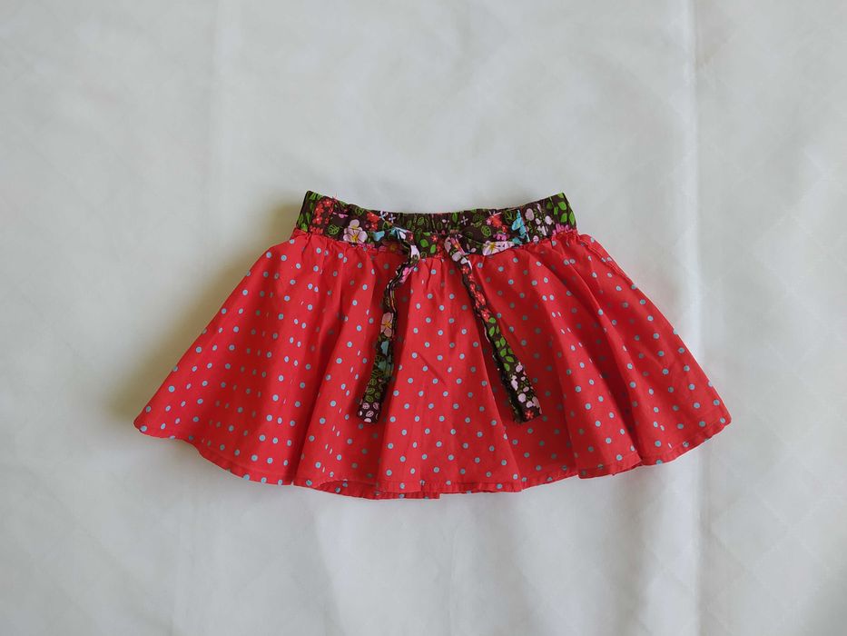 Spódniczka lato kropki H&M 9-12 m-cy / 80 cm