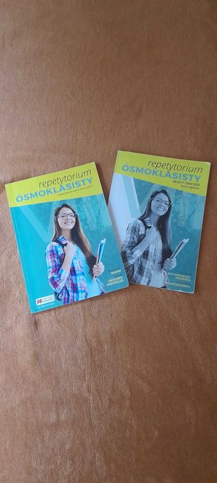 Repetytorium ósmoklasisty do angielskiego, podręcznik i zeszyt ćwiczeń
