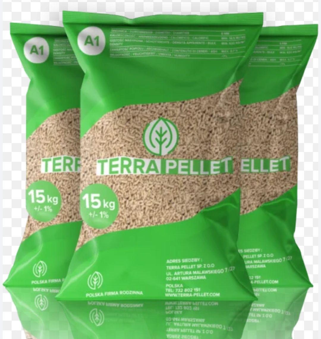 Pellet FENIKS  ENplus A1 również pellet  Rezult, Terra, Plant Energy