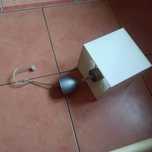 Lampa sufitowa kremowa