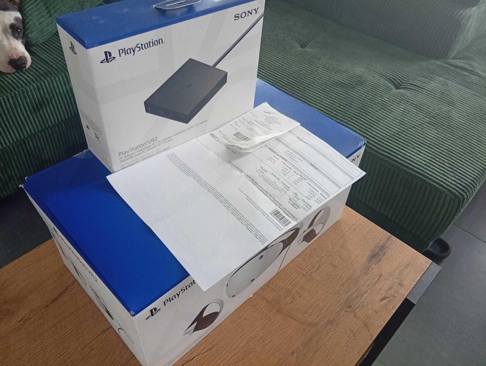 Ps VR2 + adapter PC NOWE na gwarancji