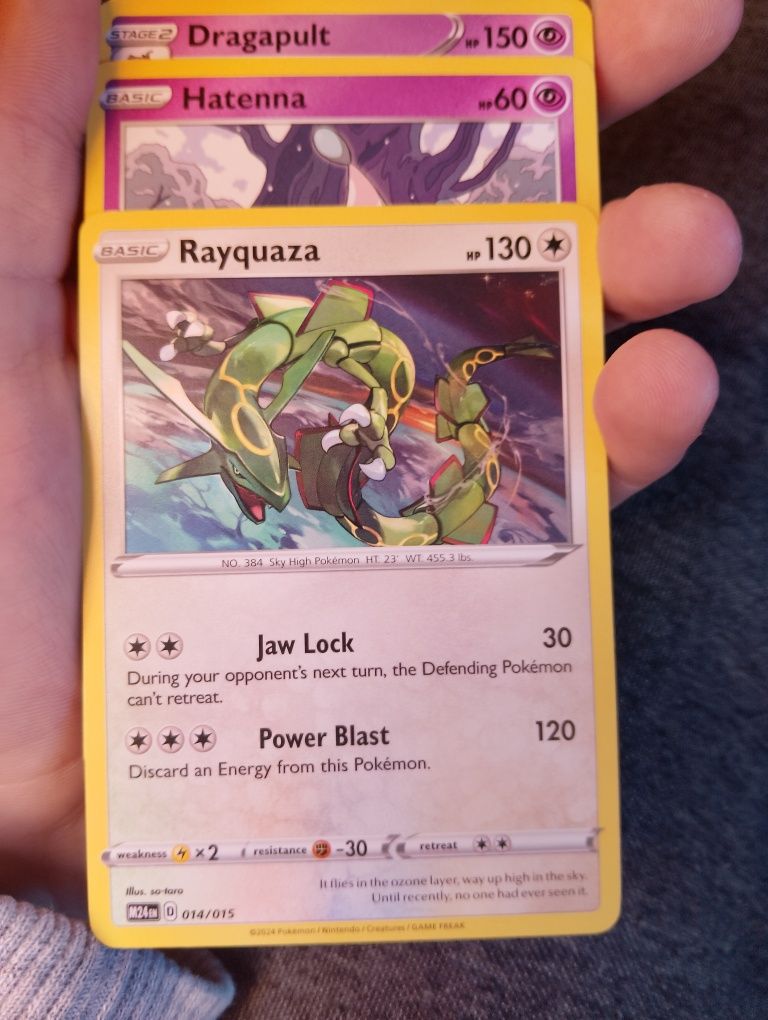Karta Pokémon rayquaza nr 14-15