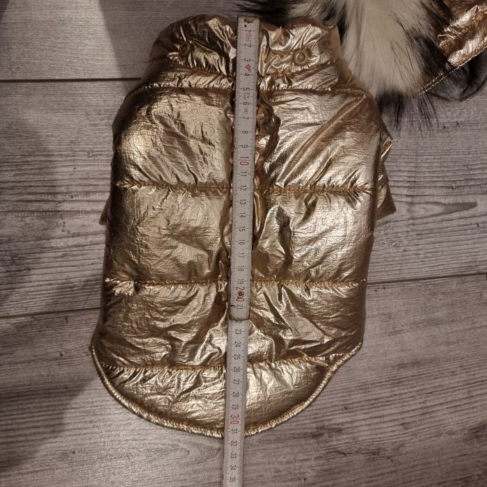 Kurtka dla psa Rosegold z kapturem S/M