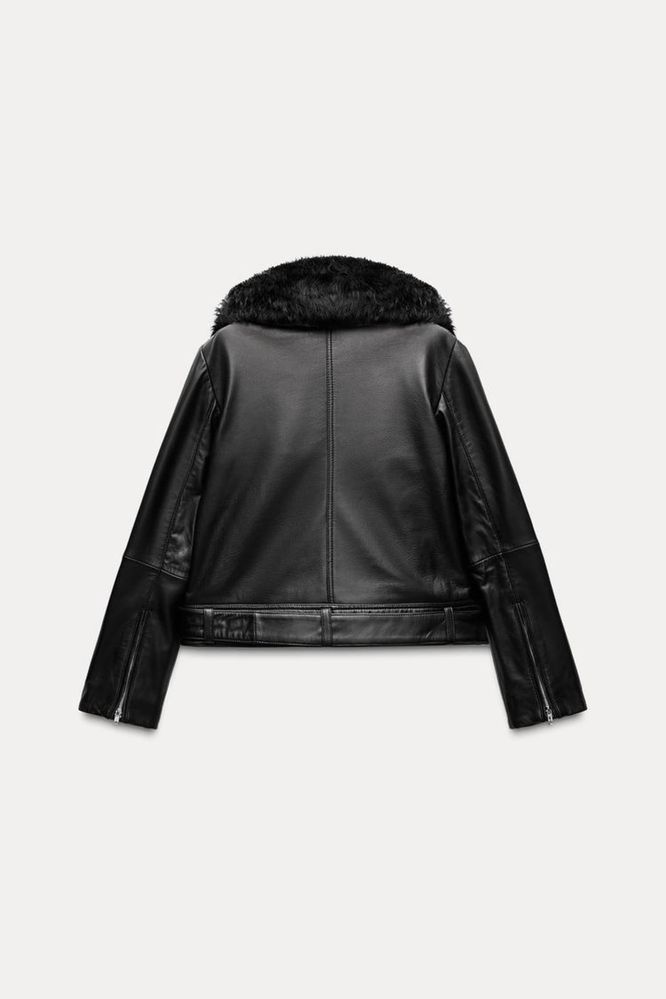 Шкіряна куртка Zara
