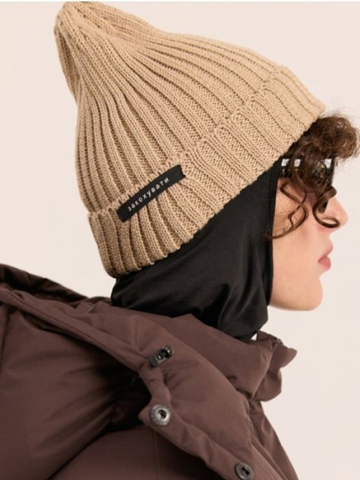 Шапка і шарф коричневого кольору By me Закохувати