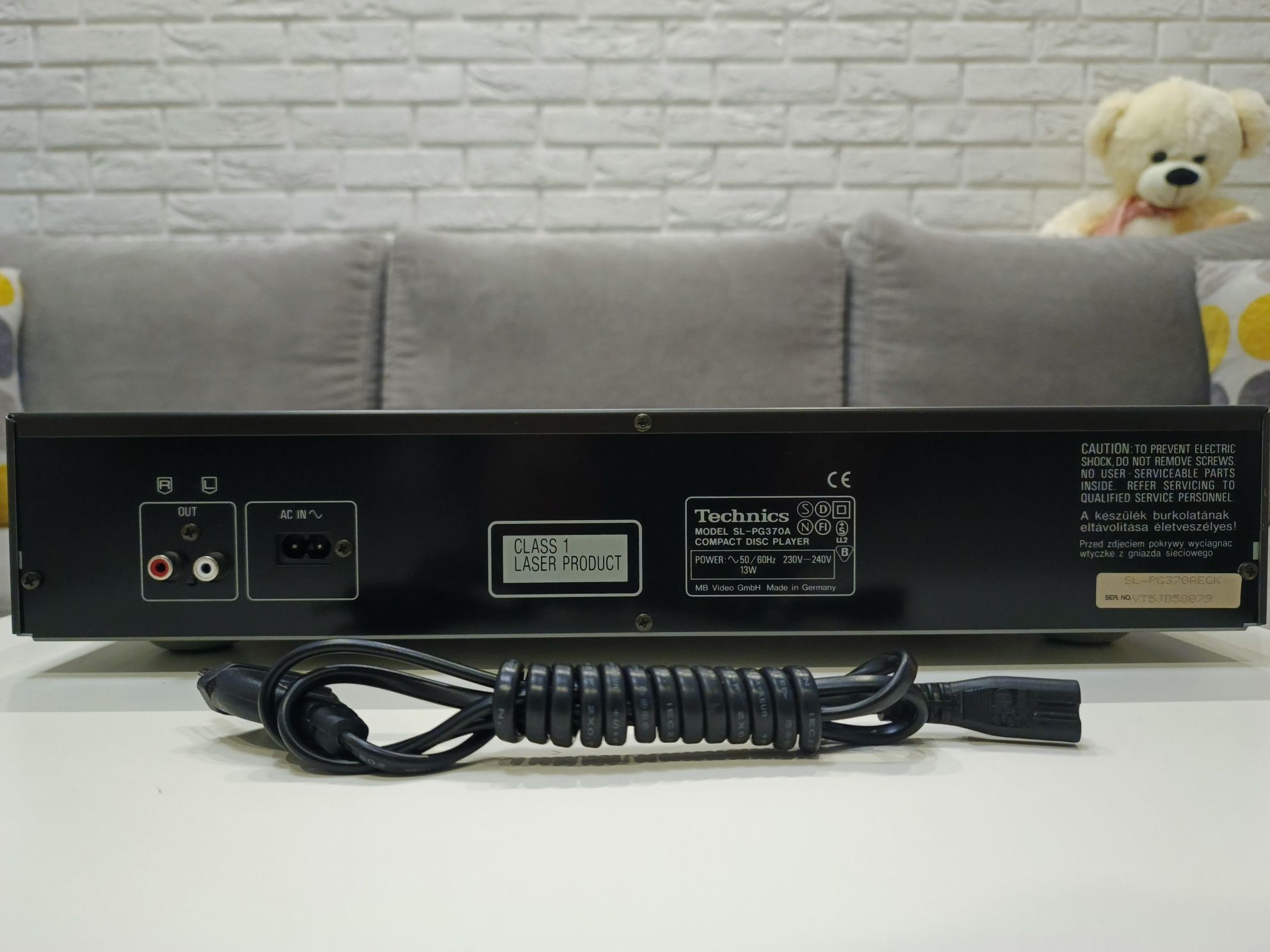 Technics SL-PG370A odtwarzacz CD, HiFi, fajny stan.