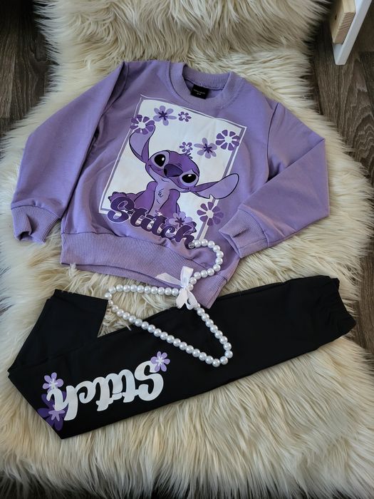 Fantastyczny komplet bluza + legginsy Stitch