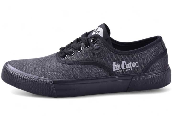 Buty Męskie Sportowe Lee Cooper Klasyczne Trampki czarne -2150 r.45