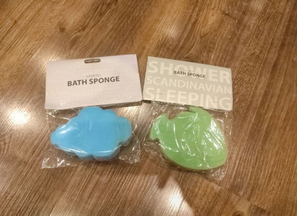 Nowe gąbki kąpielowe dla Dzieci